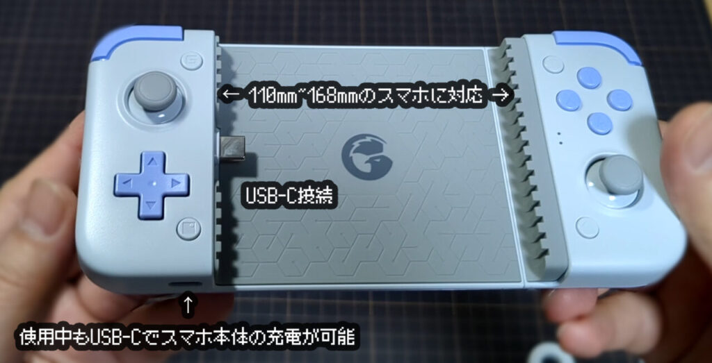 GameSir X2s TYPE-C外観